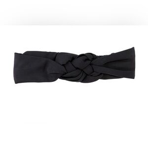 Sophisticated Black Twisted Headband